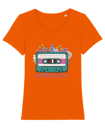 Vintage soul wildflowers Bright Orange