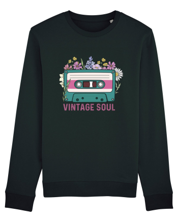 Vintage soul wildflowers Black