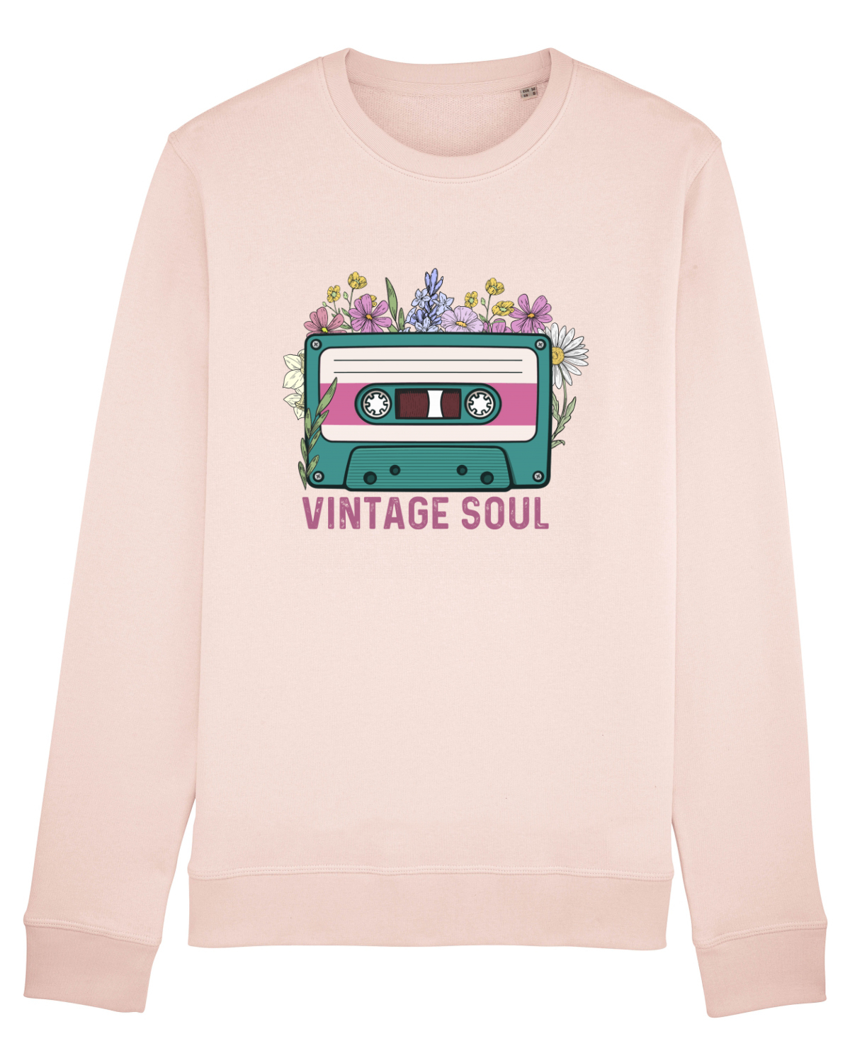Bluză mânecă lungă Unisex Rise Candy Pink