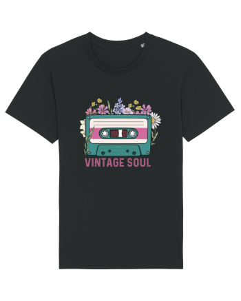 Vintage soul wildflowers Black