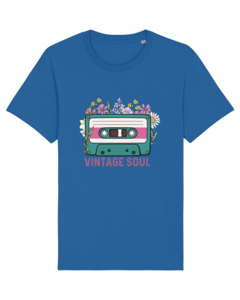 Vintage soul wildflowers Royal Blue