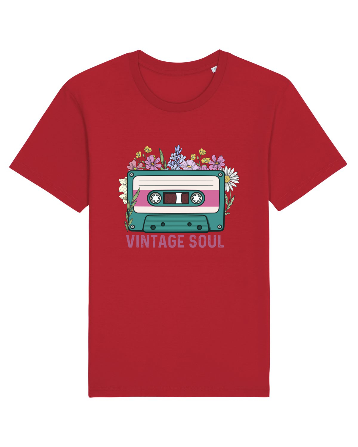 Tricou mânecă scurtă Unisex Rocker Red