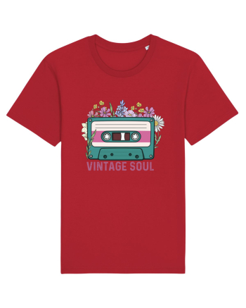 Vintage soul wildflowers Red