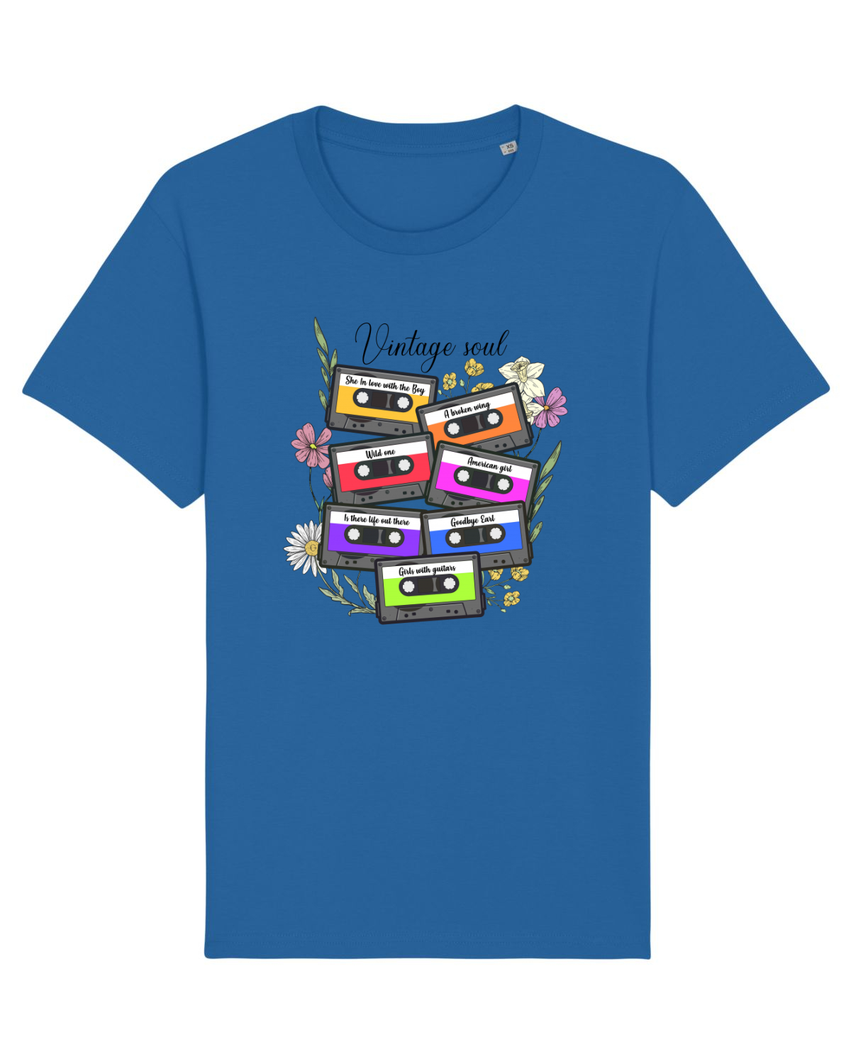 Tricou mânecă scurtă Unisex Rocker Royal Blue
