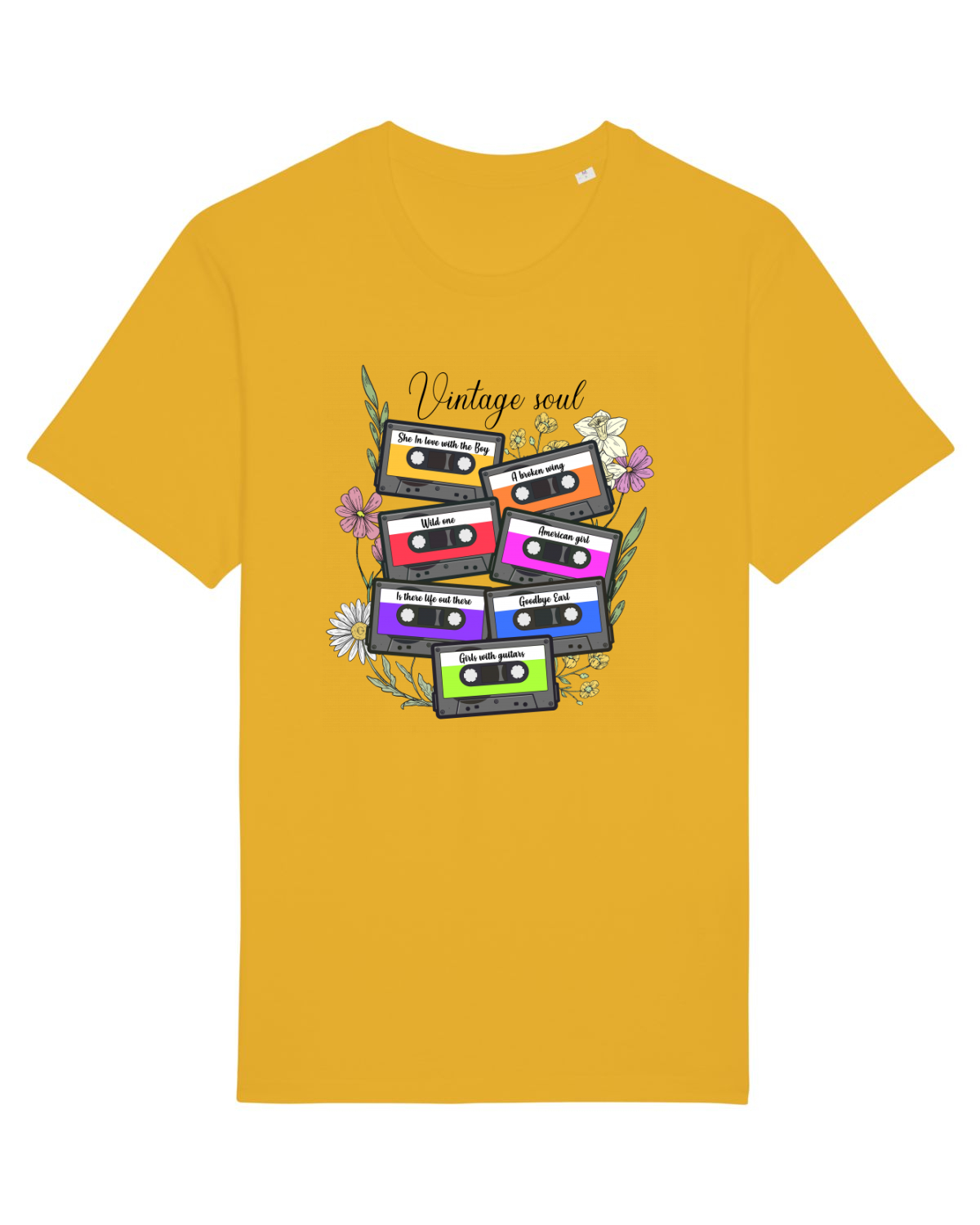 Tricou mânecă scurtă Unisex Rocker Spectra Yellow