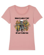 Would Ya Look At That My Last Flying Fuck Tricou mânecă scurtă guler larg fitted Damă Expresser