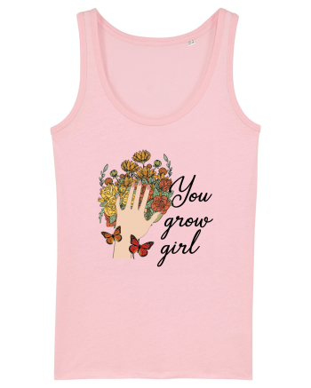 You Grow Girl Cotton Pink