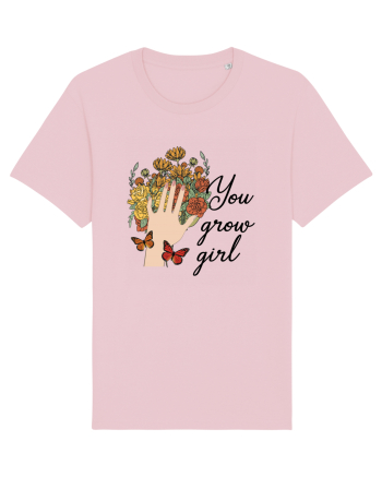 You Grow Girl Cotton Pink