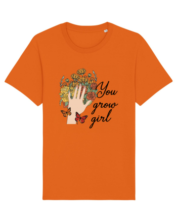 You Grow Girl Bright Orange
