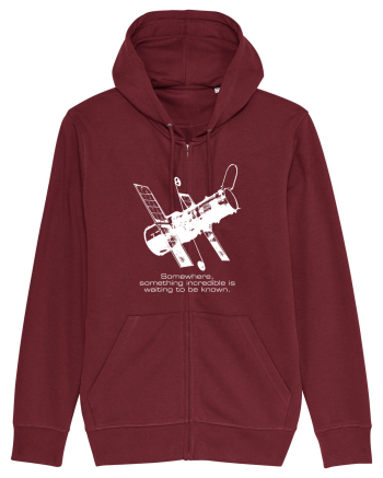 Hubble Telescope Burgundy
