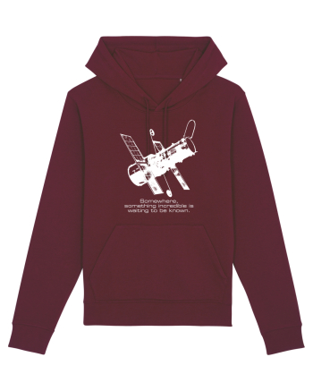 Hubble Telescope Burgundy