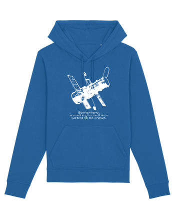 Hubble Telescope Royal Blue
