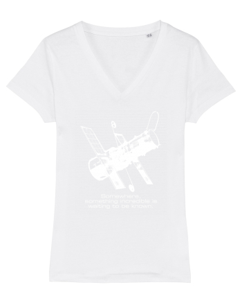 Hubble Telescope White