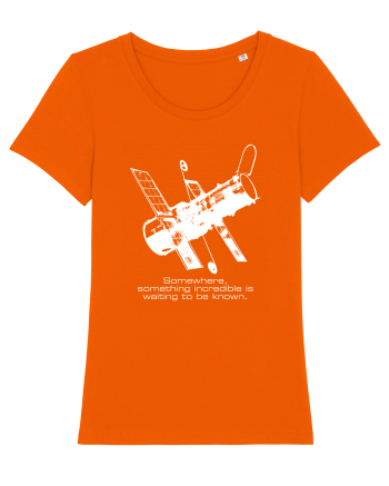 Hubble Telescope Bright Orange