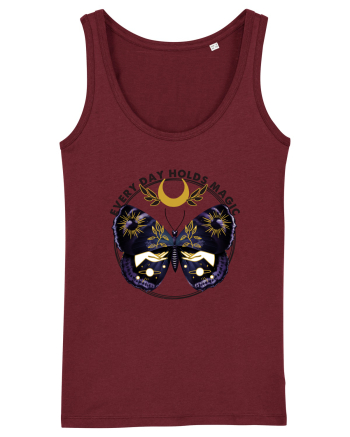 Every Day Holds Magic Burgundy