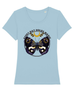 Every Day Holds Magic Tricou mânecă scurtă guler larg fitted Damă Expresser