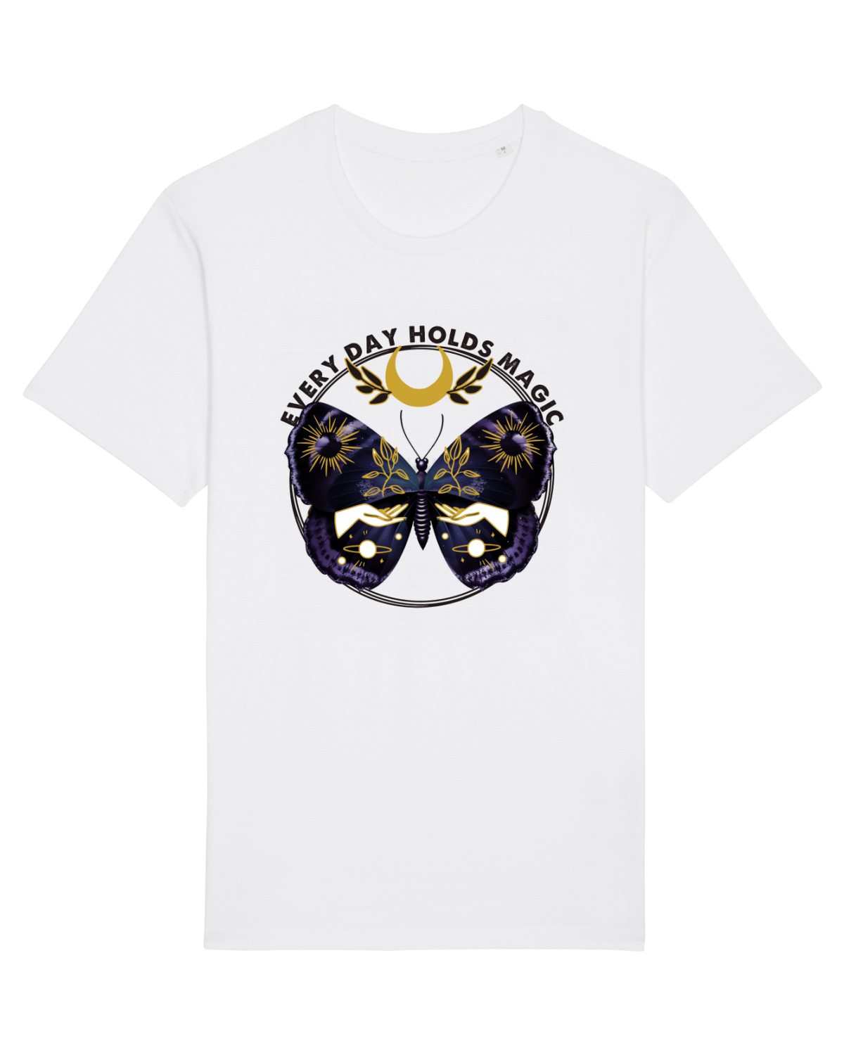 Tricou mânecă scurtă Unisex Rocker White