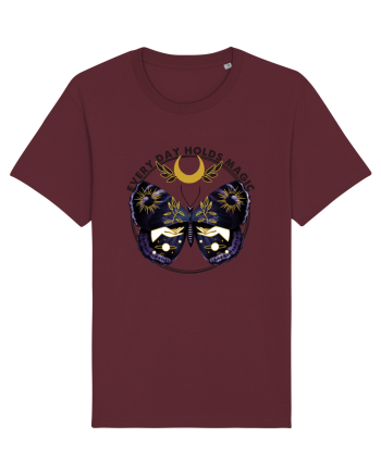 Every Day Holds Magic Burgundy