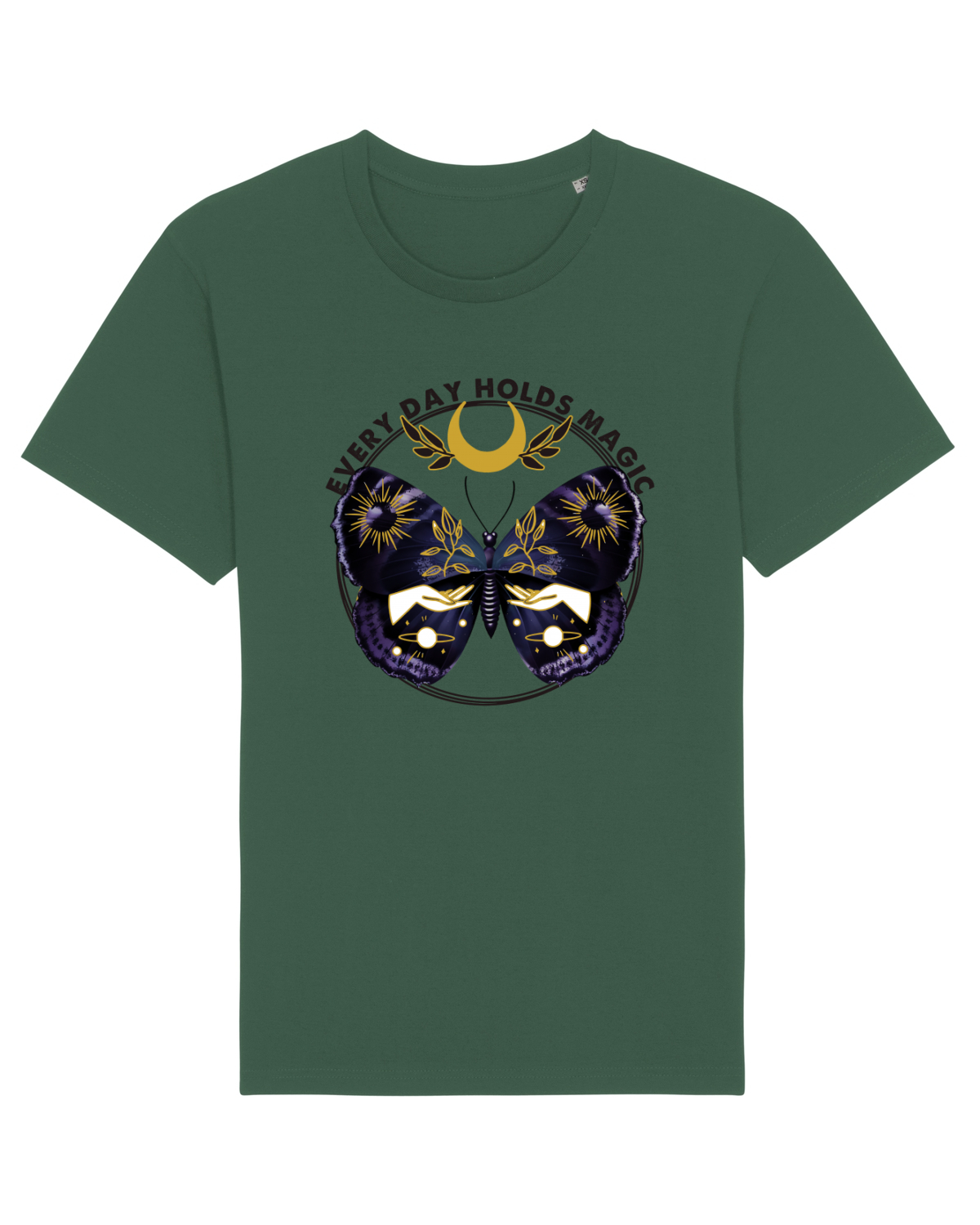 Tricou mânecă scurtă Unisex Rocker Bottle Green