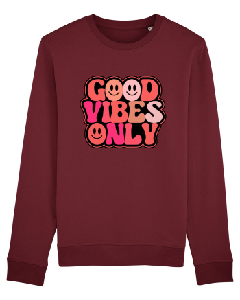 Good Vibes Only Burgundy