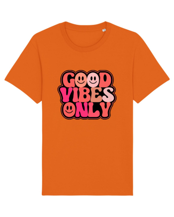 Good Vibes Only Bright Orange