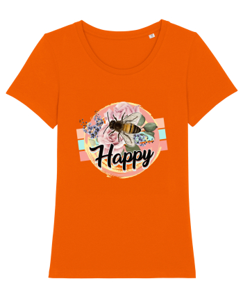 Happy Bee Bright Orange