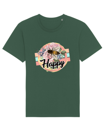Happy Bee Bottle Green