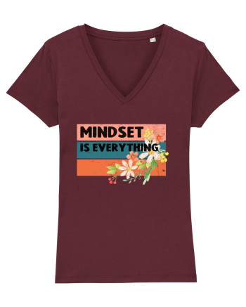Mindset Is Everything Burgundy
