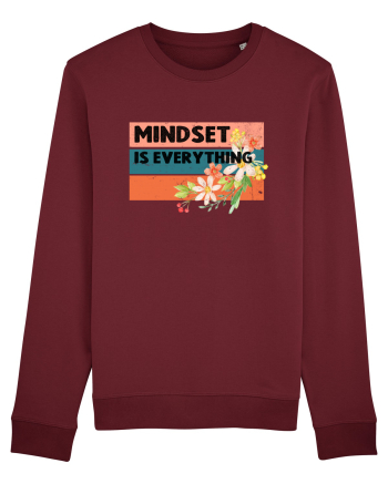 Mindset Is Everything Burgundy