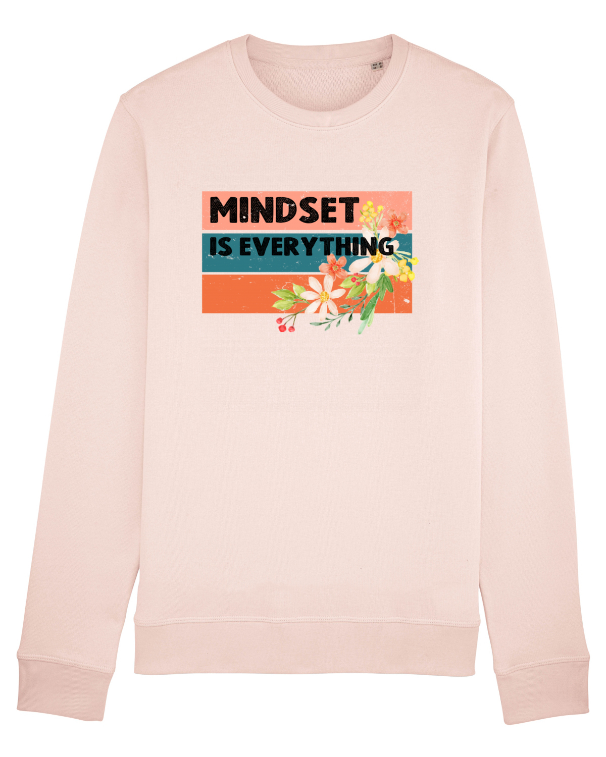 Bluză mânecă lungă Unisex Rise Candy Pink