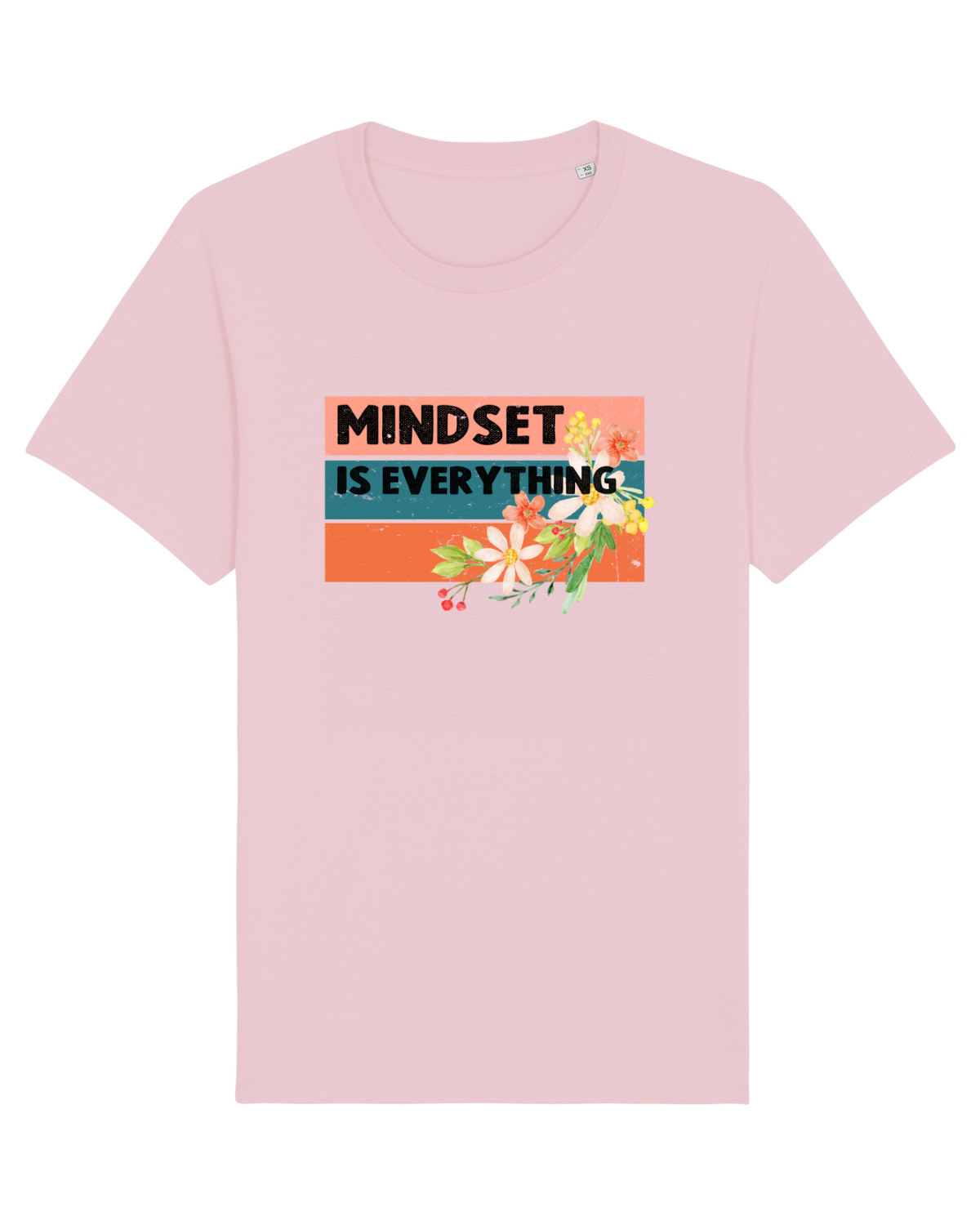 Tricou mânecă scurtă Unisex Rocker Cotton Pink