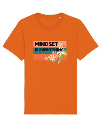 Mindset Is Everything Bright Orange