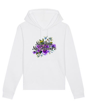 No Rain No Flowers White