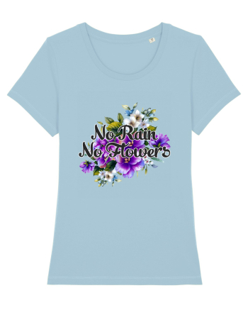 No Rain No Flowers Sky Blue