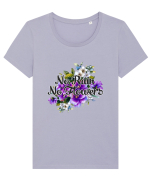 No Rain No Flowers Tricou mânecă scurtă guler larg fitted Damă Expresser