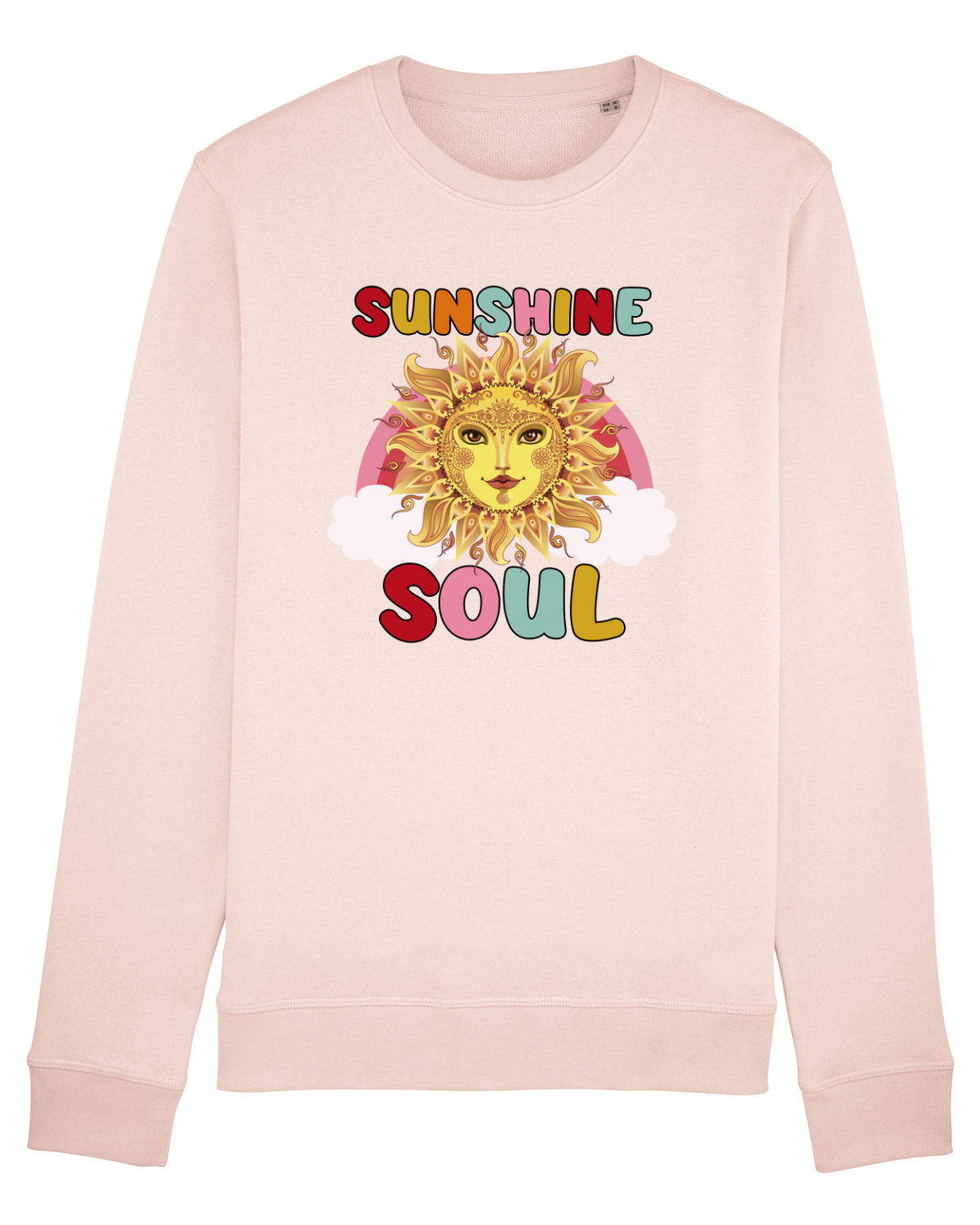 Bluză mânecă lungă Unisex Rise Candy Pink