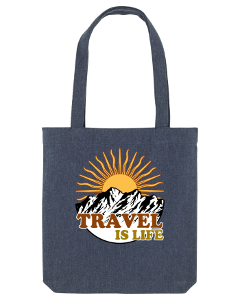 Travel Is Life Midnight Blue