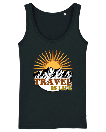 Travel Is Life Black