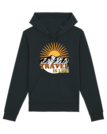 Travel Is Life Black