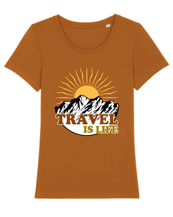 Travel Is Life Roasted Orange