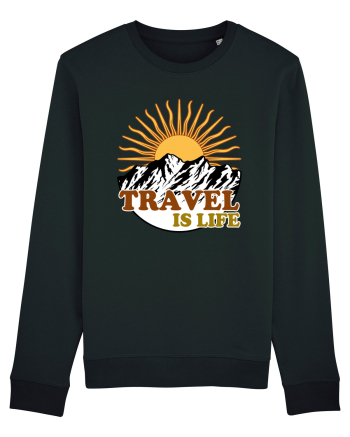 Travel Is Life Black