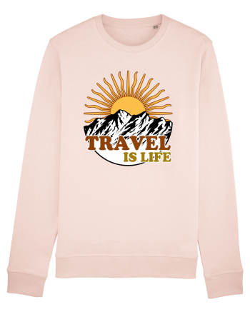 Travel Is Life Candy Pink