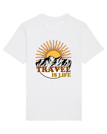 Travel Is Life White