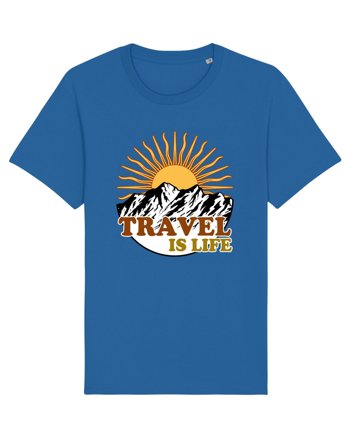 Tricou mânecă scurtă Unisex Rocker Royal Blue