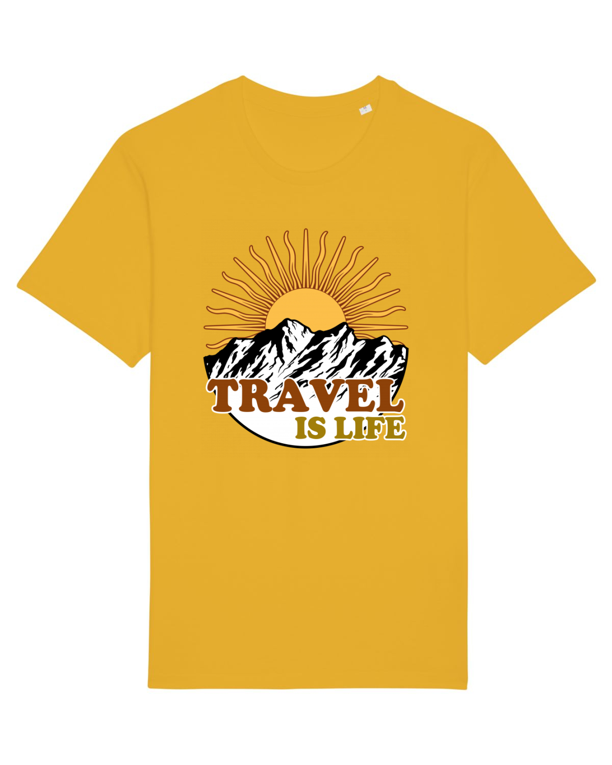 Tricou mânecă scurtă Unisex Rocker Spectra Yellow