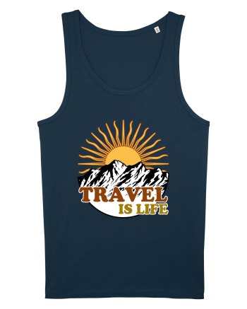Travel Is Life Navy