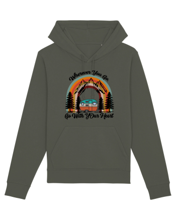 Wherever You Go Go With Your Heart Khaki