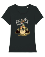 Totul este minunat Tricou mânecă scurtă guler larg fitted Damă Expresser