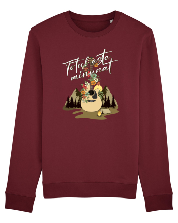 Totul este minunat Burgundy