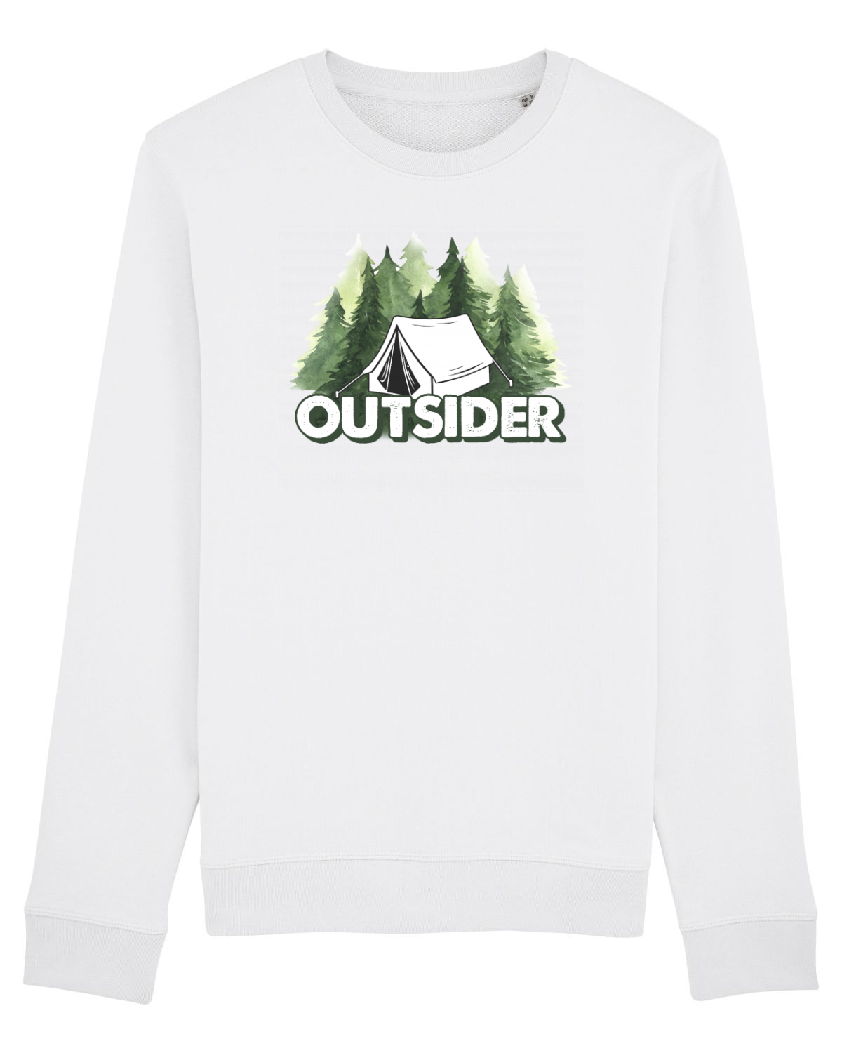 Bluză mânecă lungă Unisex Rise White